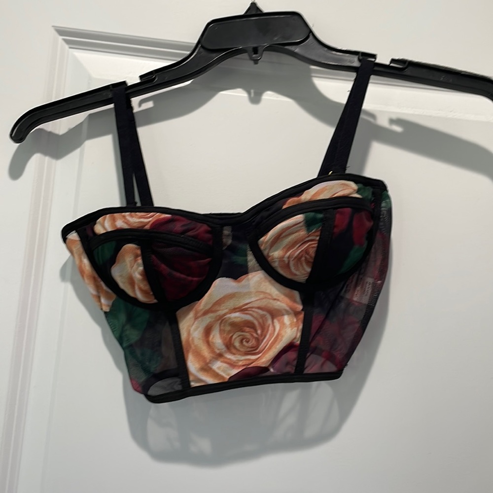 Floral corset